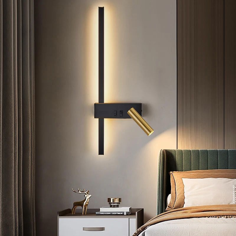 Lampa de perete APP1439-W BLACK GOLD LEFT 8