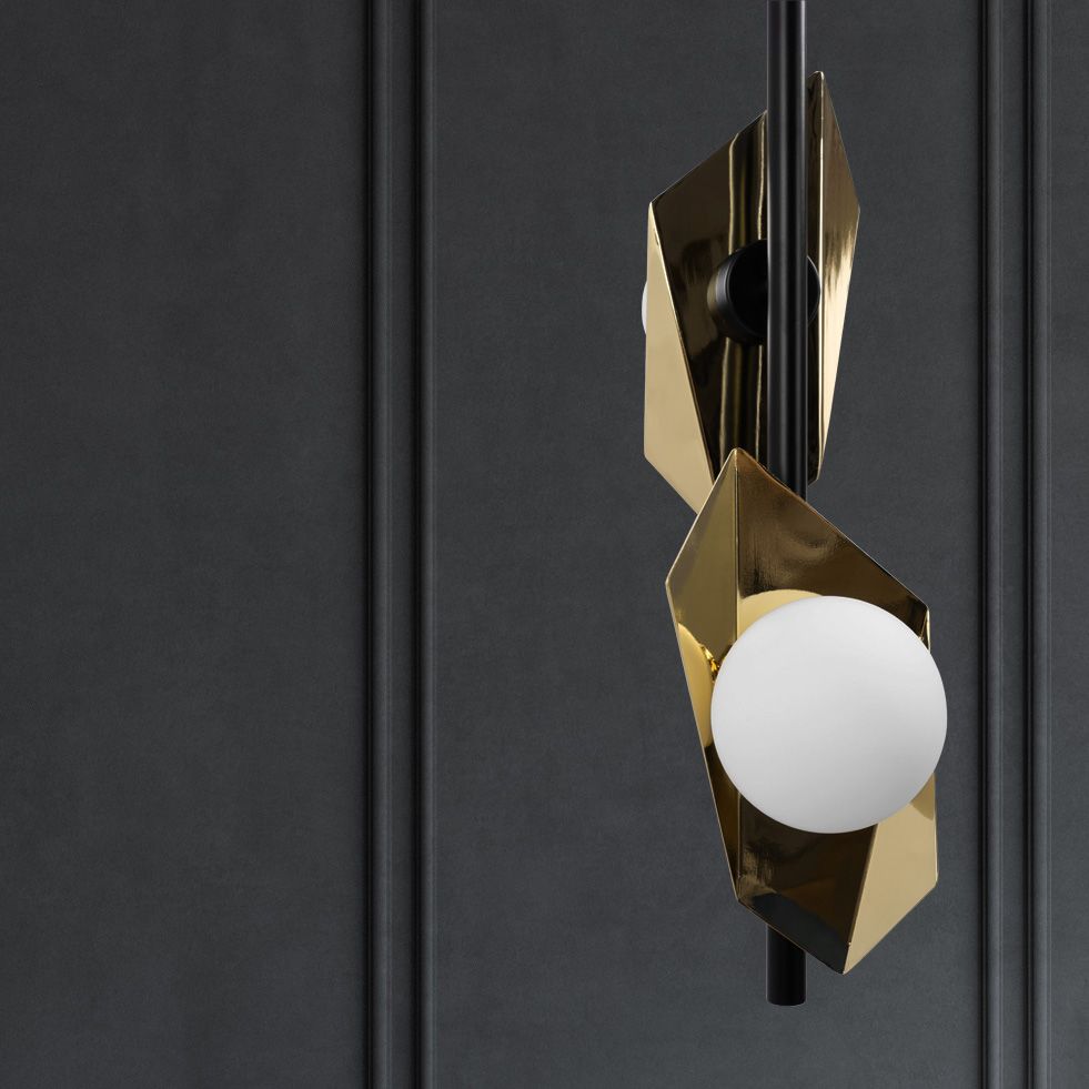 Lampă de tavan APP1410-CP BLACK GOLD 2