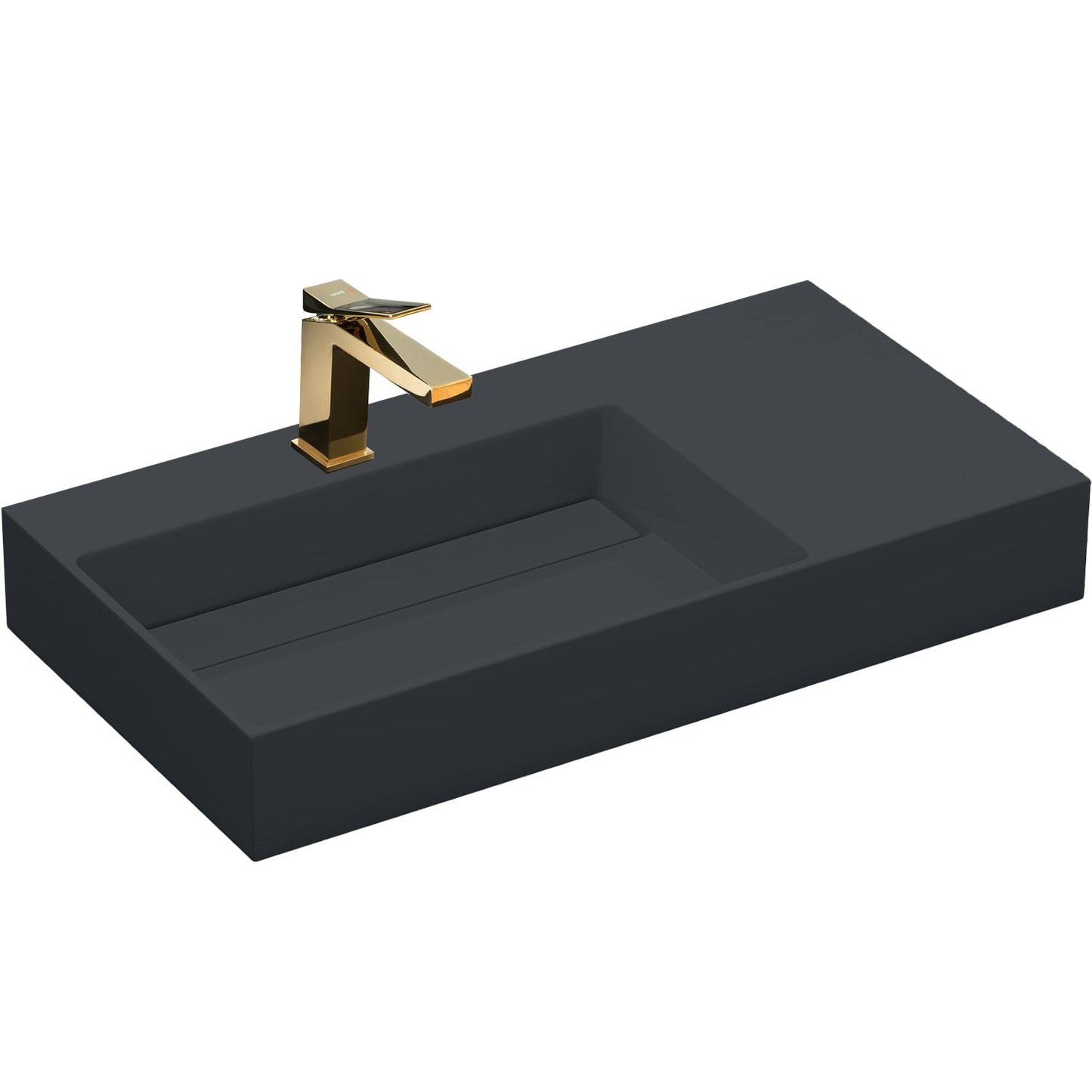 Lavoar pentru blat Archi 90 CM Grey MATT 1