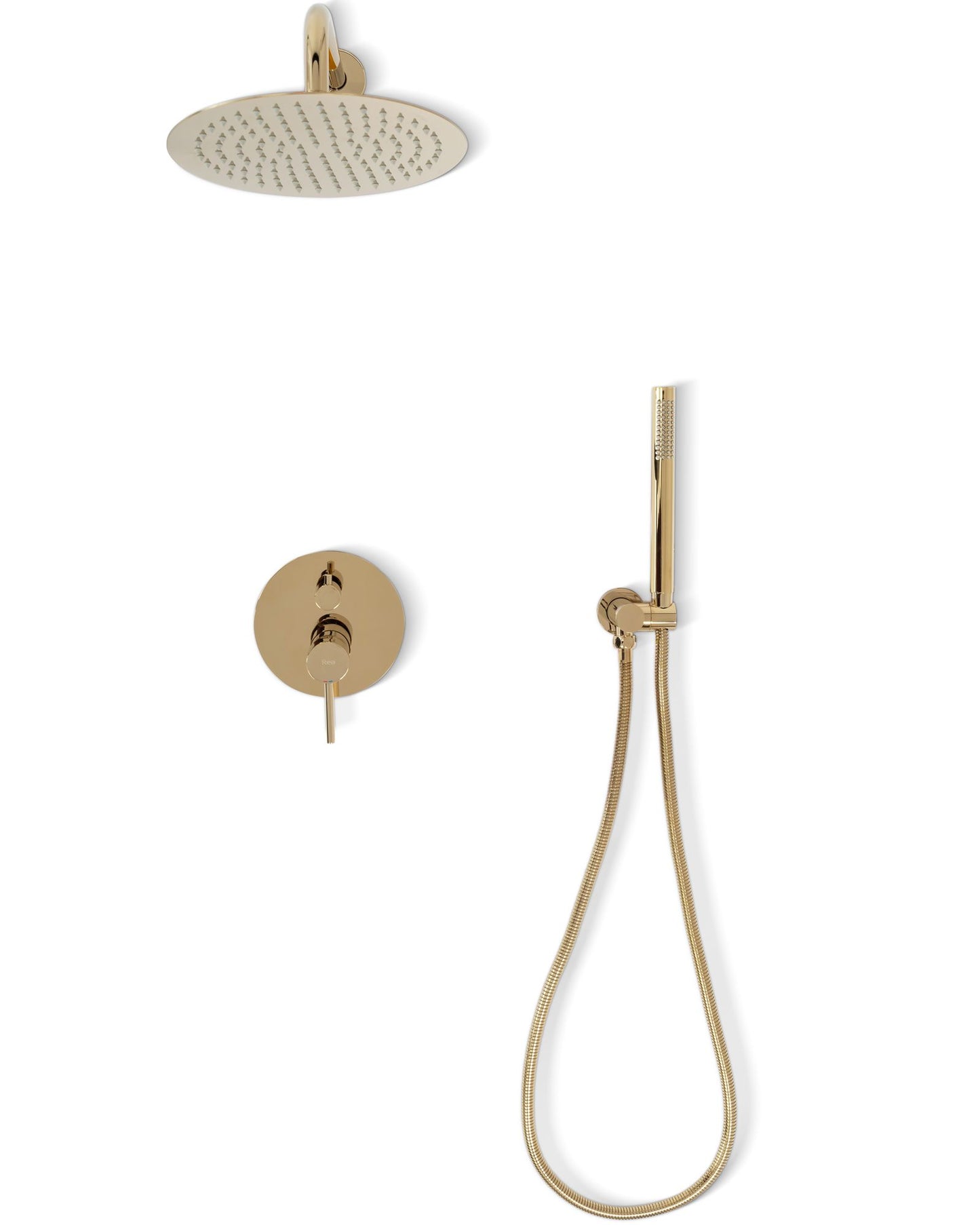 Set de dus incastrabil Rea Lungo L. Gold Auriu + BOX 2