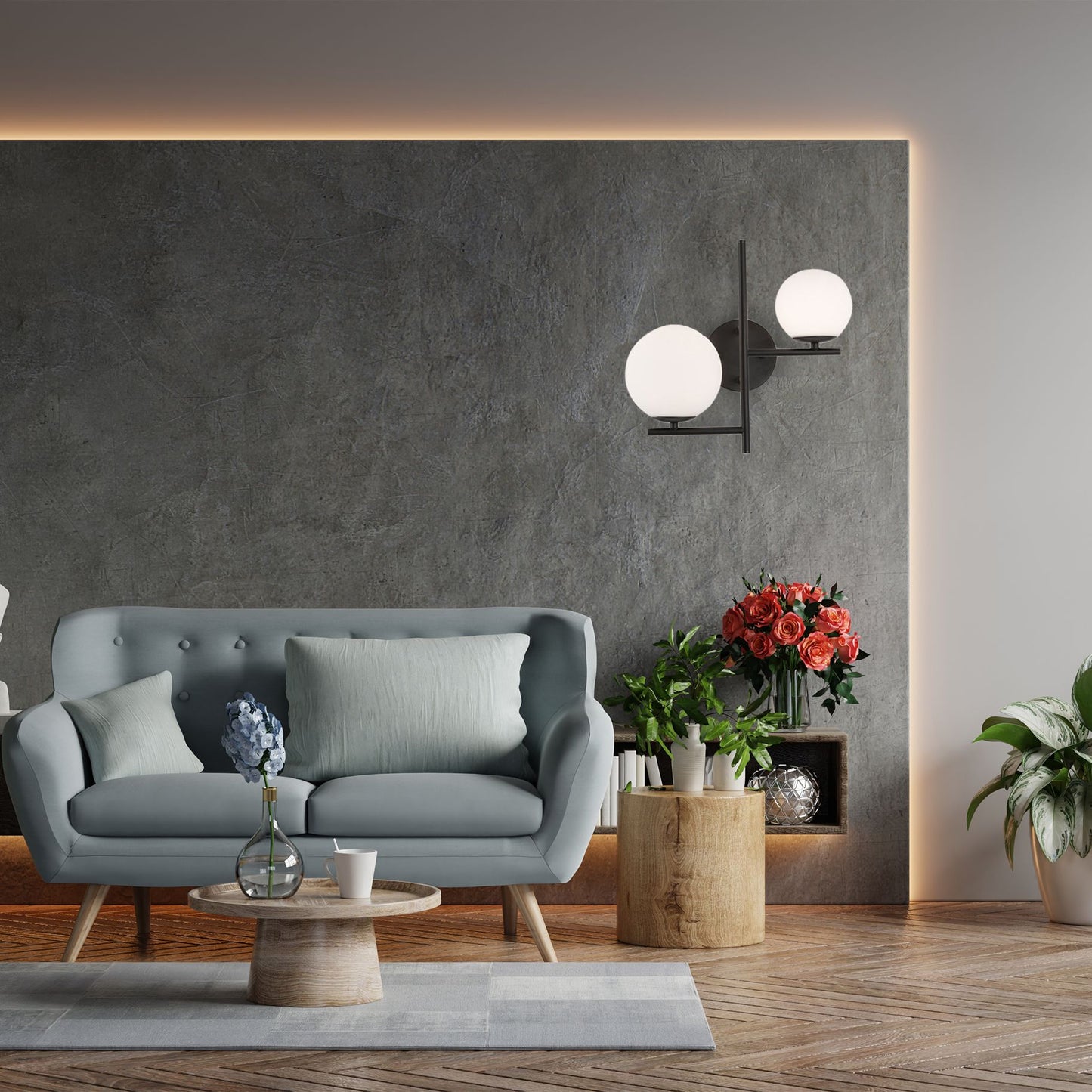 Lampa de perete APP1170-2W Black 8