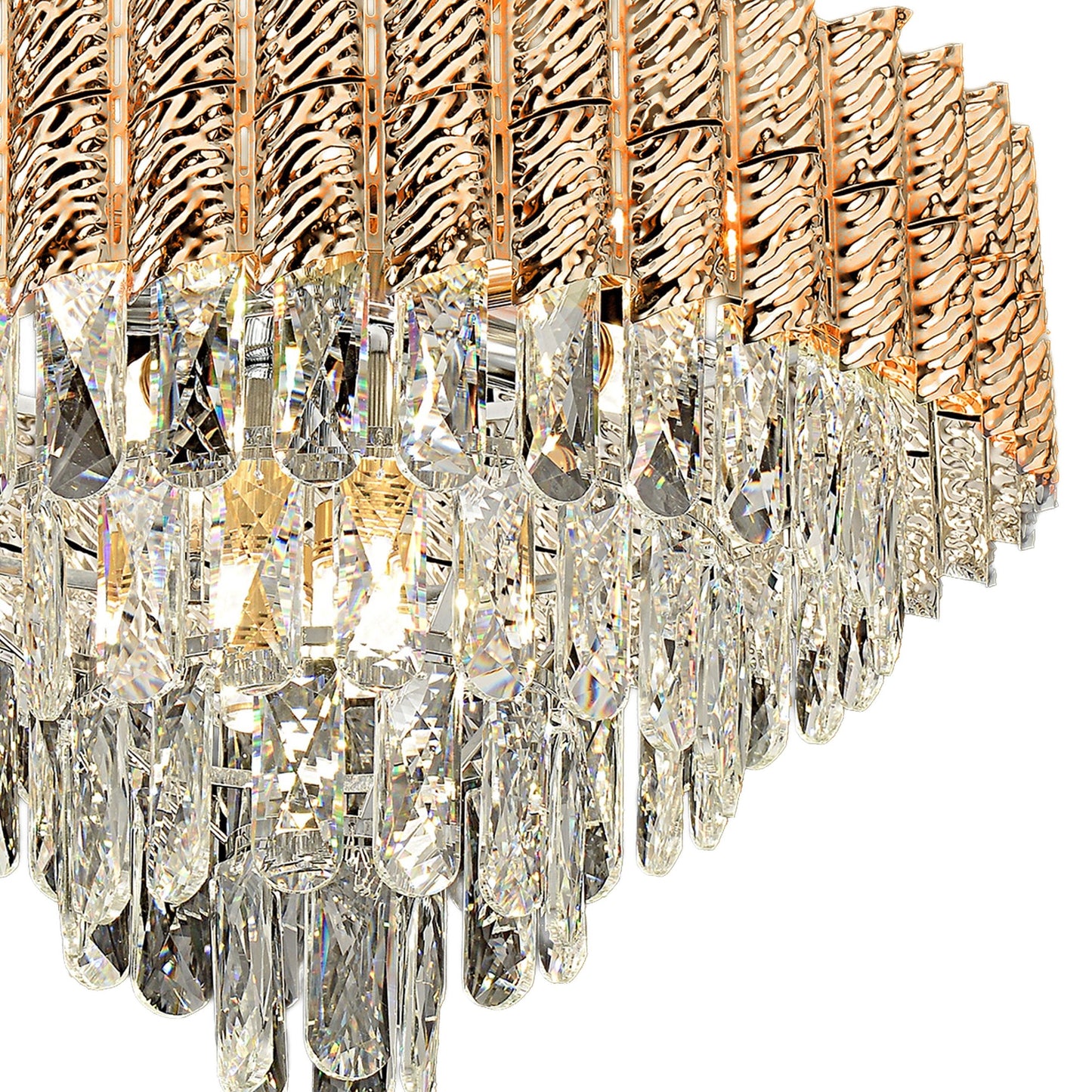 Lampă Suspendată Cristal G054-cp 50cm Gold 7