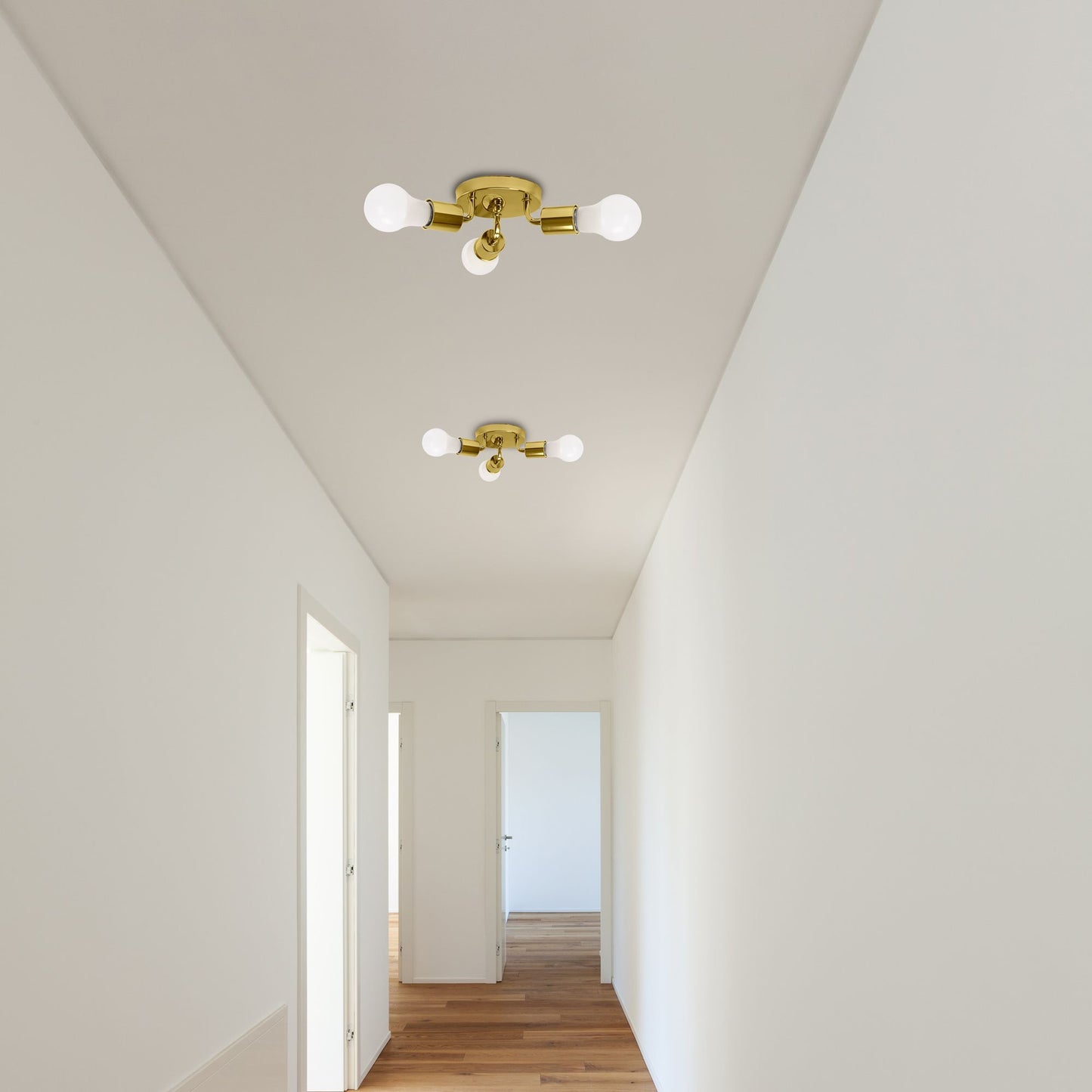 Lampă triplă de tavan Metal Gold APP704-3C 5