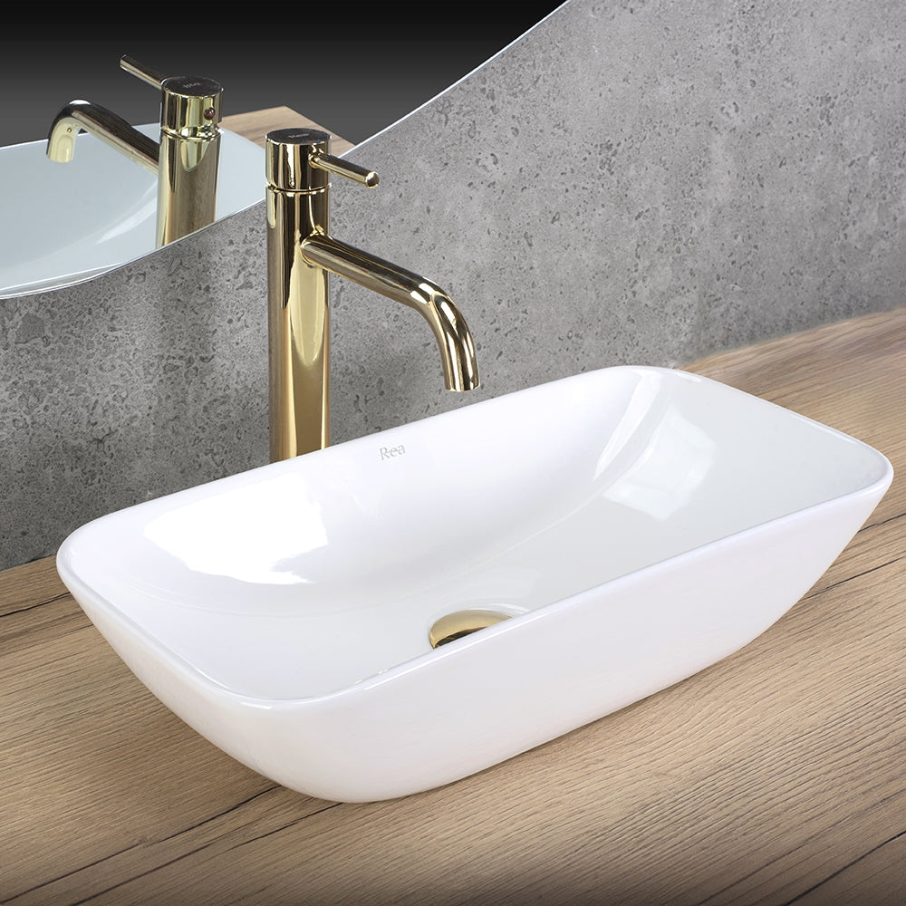 Lavoar ceramic pentru blat Rea Maria 2