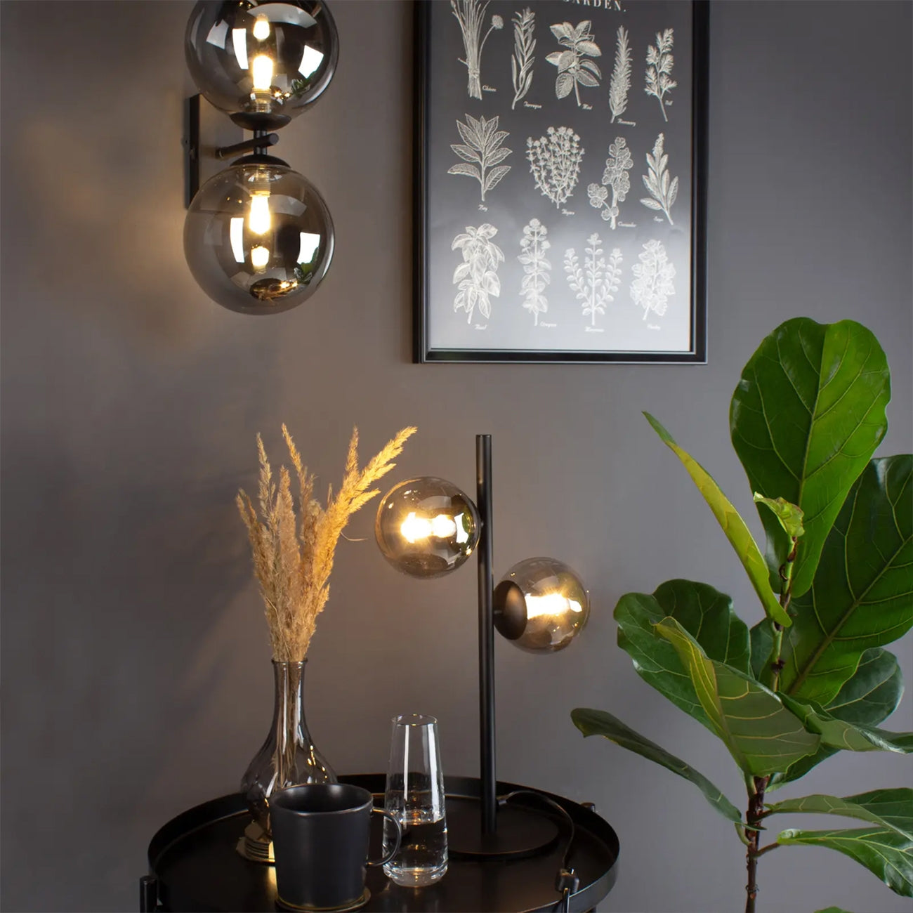 Lampa de perete APP1162-2W Black 7