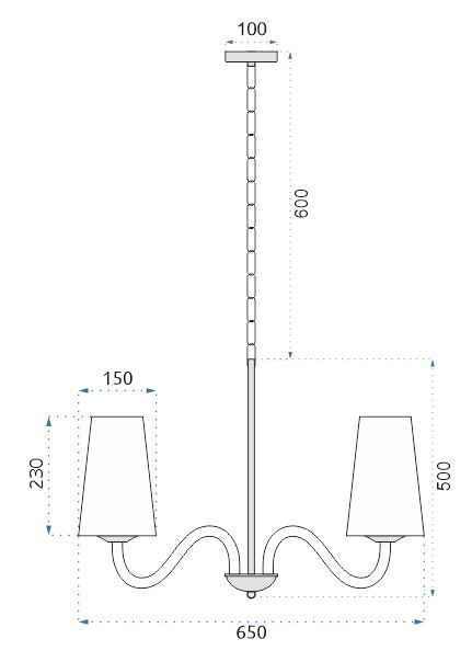 Lampă suspendată Vintage APP720-3CP 6