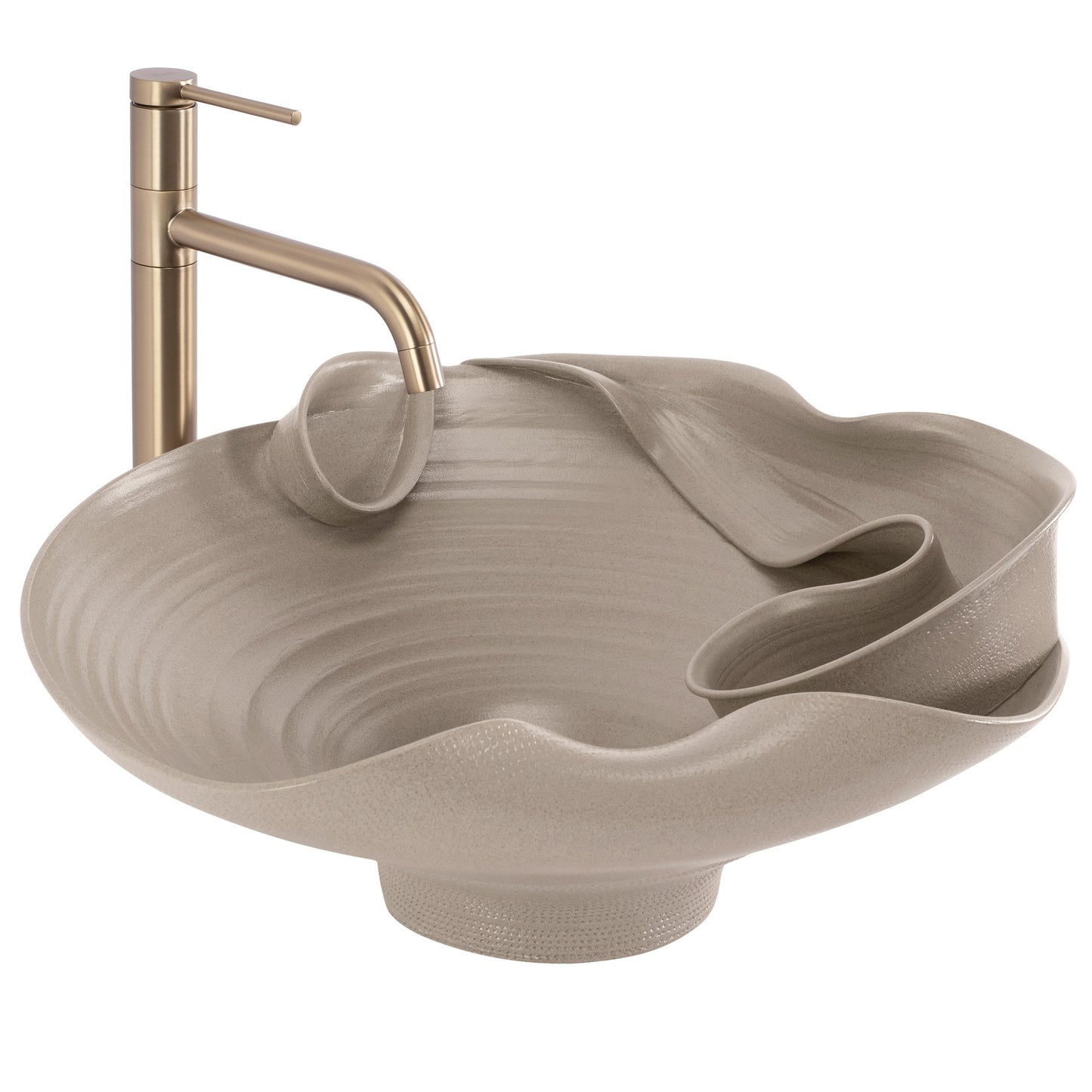 Lavoar ceramic pentru blat REA HM-12 Handmade ART 2