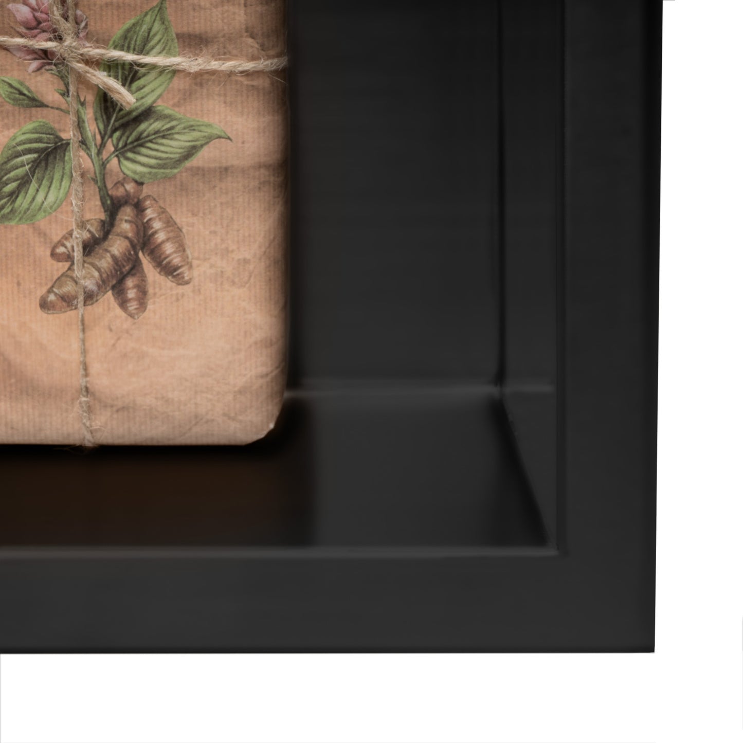 raft baie incastrat perete 30x60 black matt 4