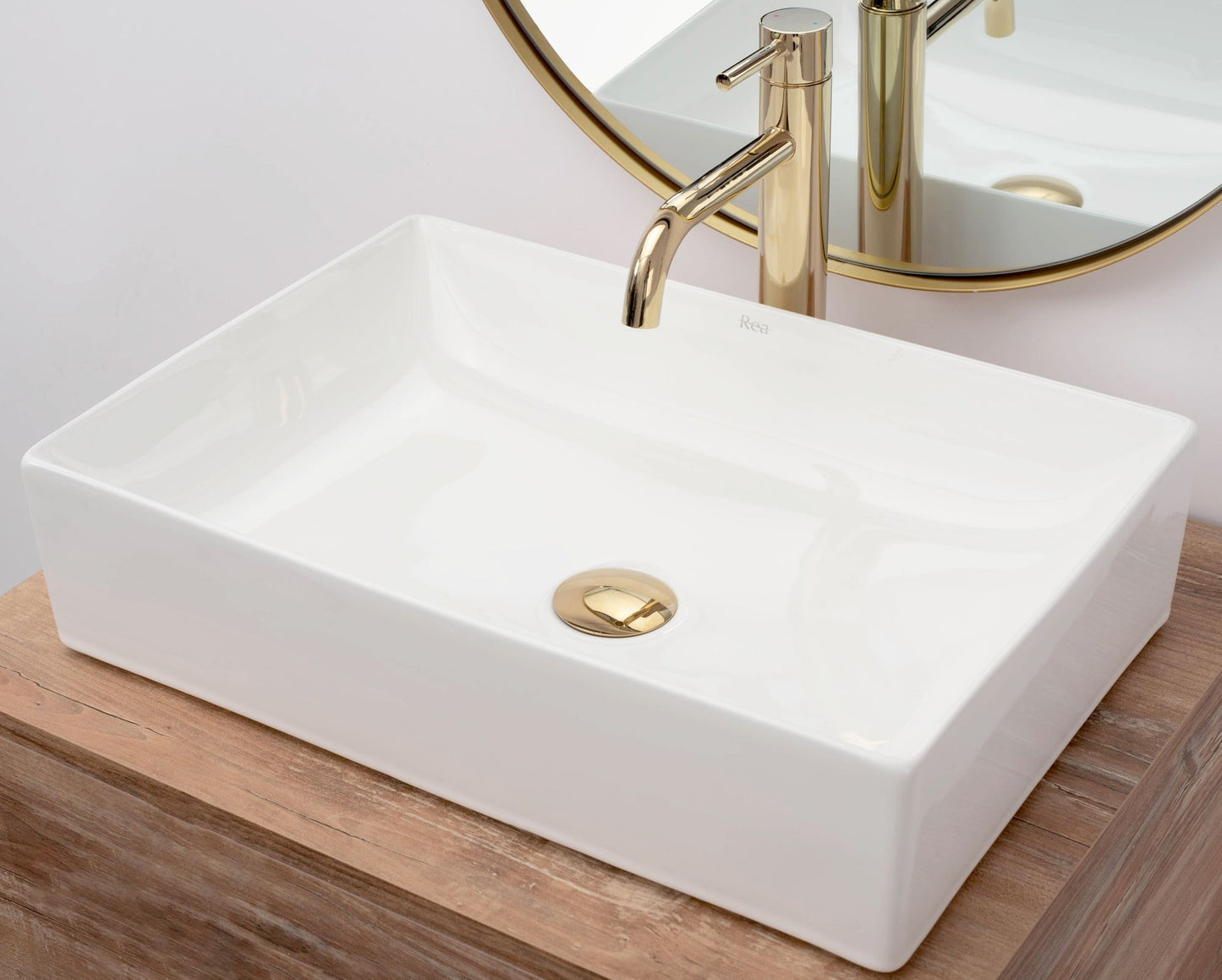 Lavoar pentru blat Rea Inga white 3