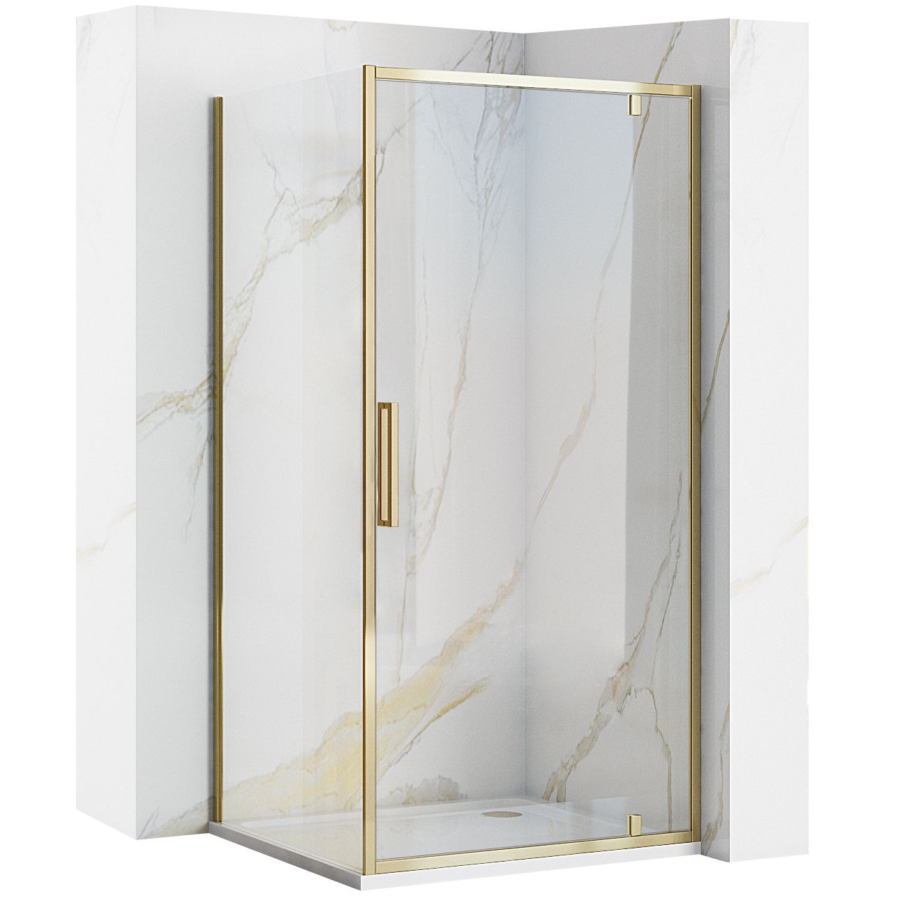 Cabina dus REA Rapid Swing Gold Usa:90 x Perete:80 1