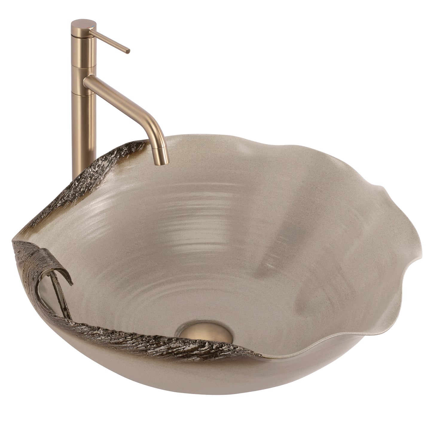 Lavoar ceramic pentru blat REA HM-22 Handmade ART 2