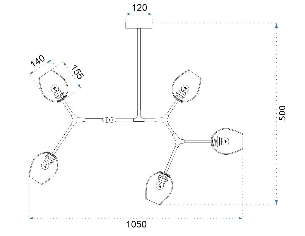 Lampă APP506-5C 8