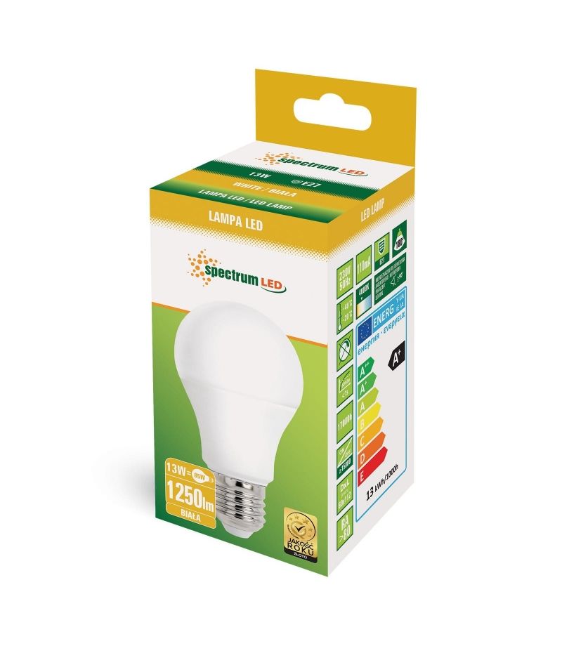 Bec cu LED Neutral GLS E-27 230V 13W NW WOJ+14102 2