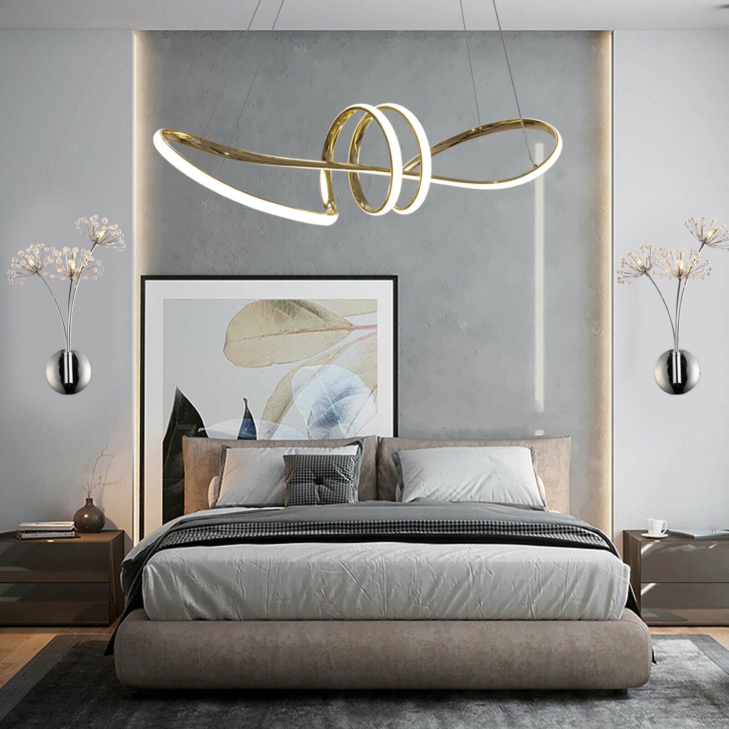 Lampa LED APP824-CP Gold 2