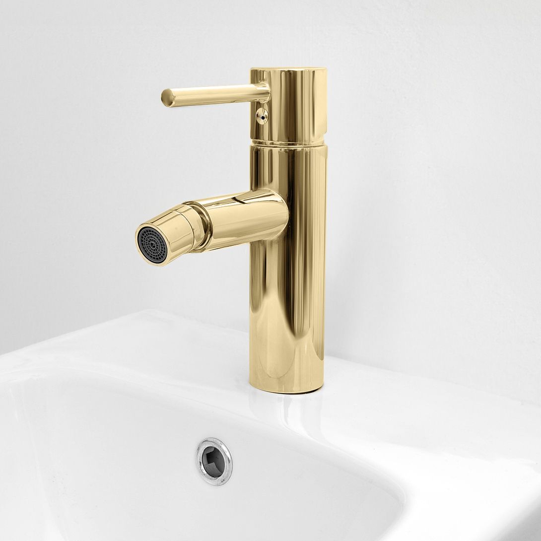 Baterie pentru bideu Rea Tess Auriu Lucios Gold 2