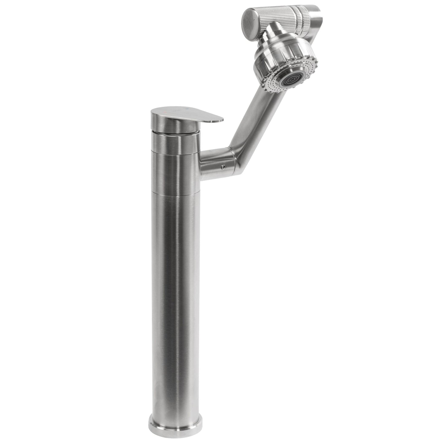 Baterie pentru baie Rea PACO Nickel Brush INOX High 1