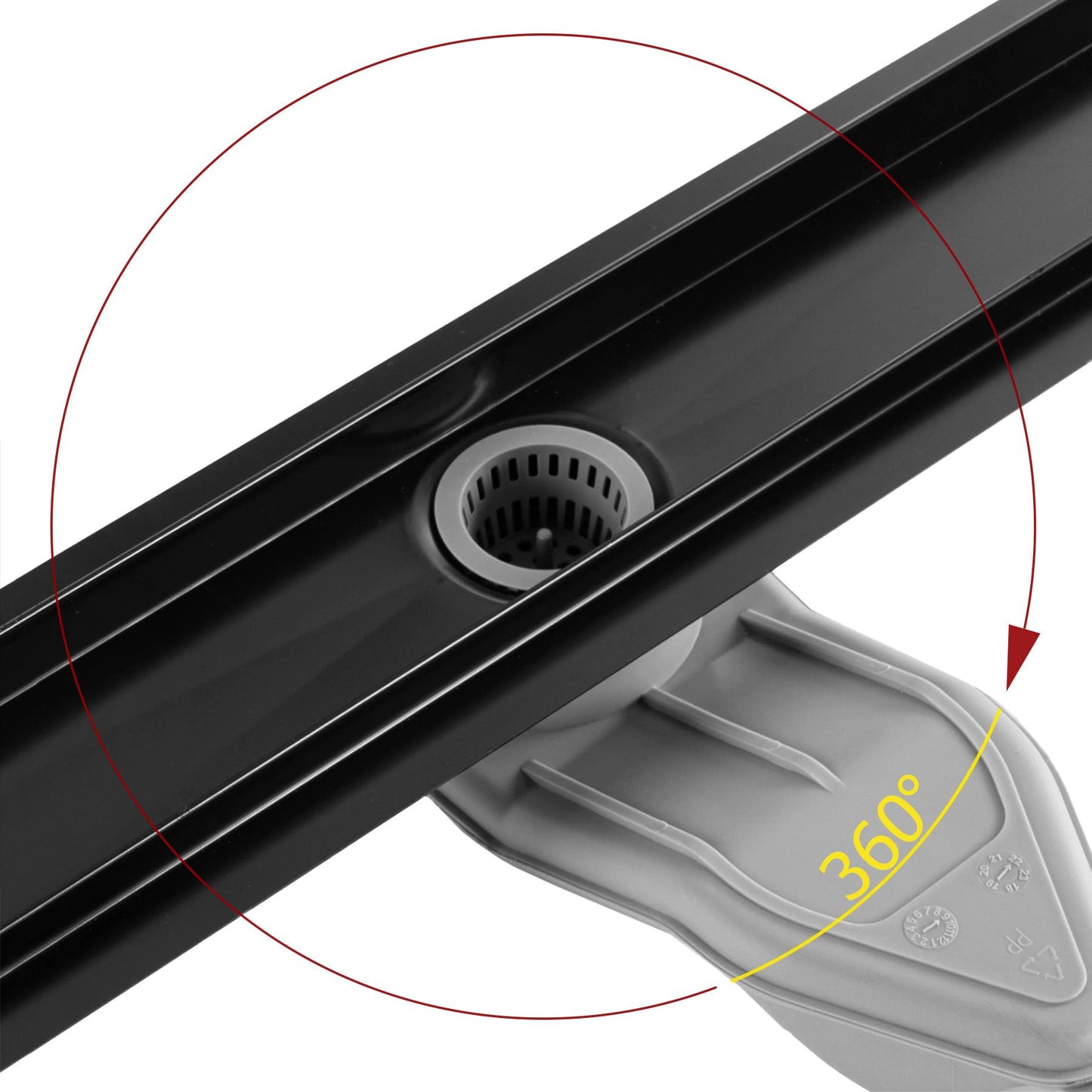 Rigola dus REA Neox Superflow Black 70 2