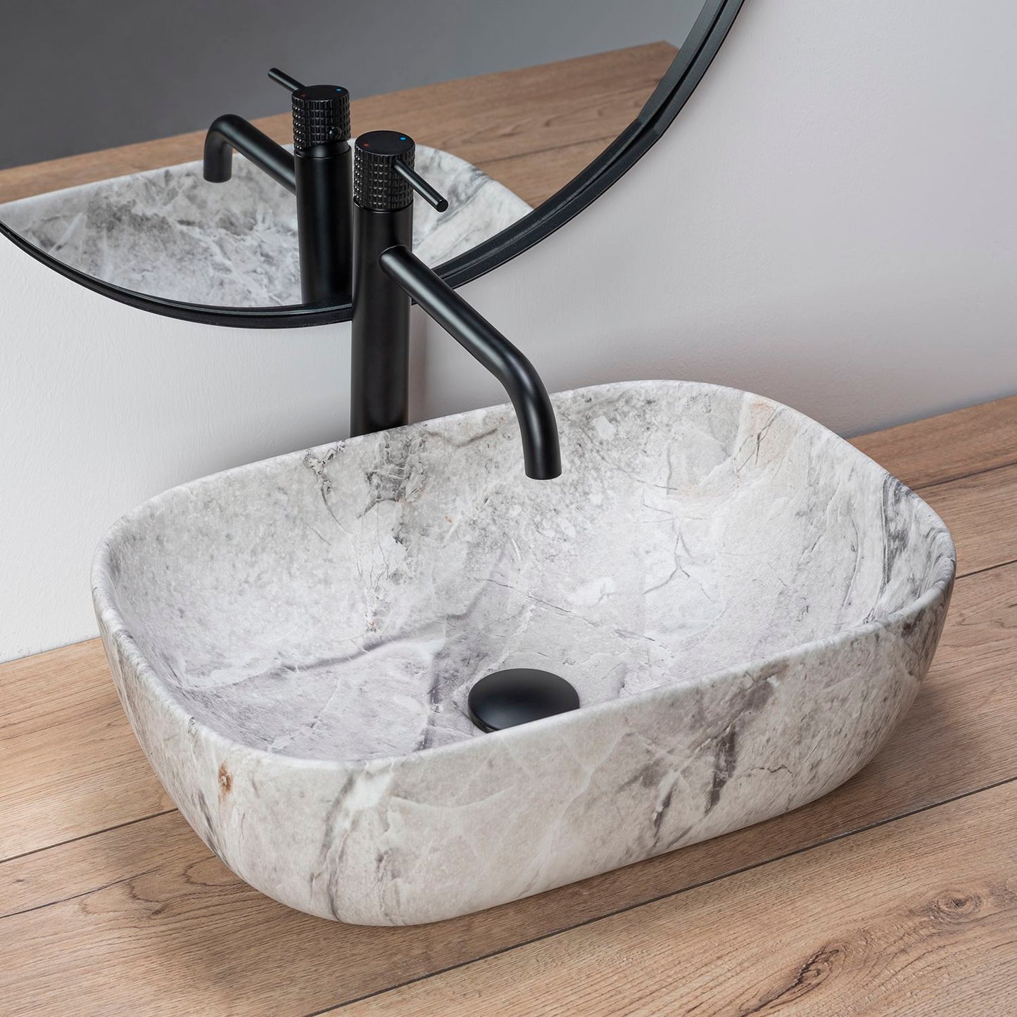 Lavoar pentru blat Rea Livia Stone 2