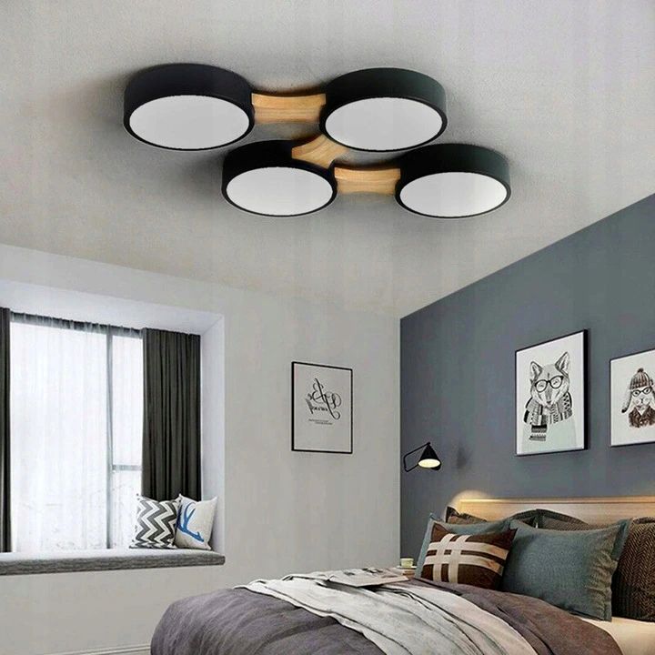 PLAFON NEGRU APP527-4C 5
