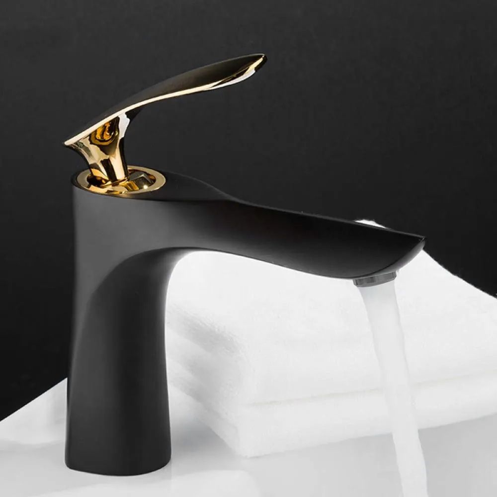 Baterie pentru baie Rea Orbit Black Gold low 2