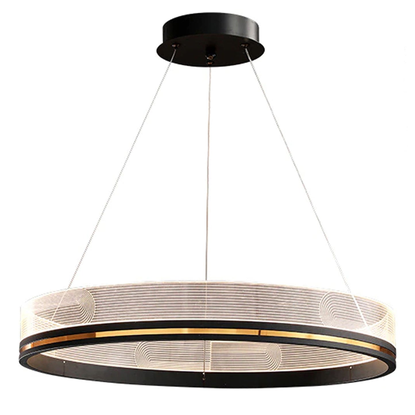 Lampă suspendată APP1192-CP Black Gold 7