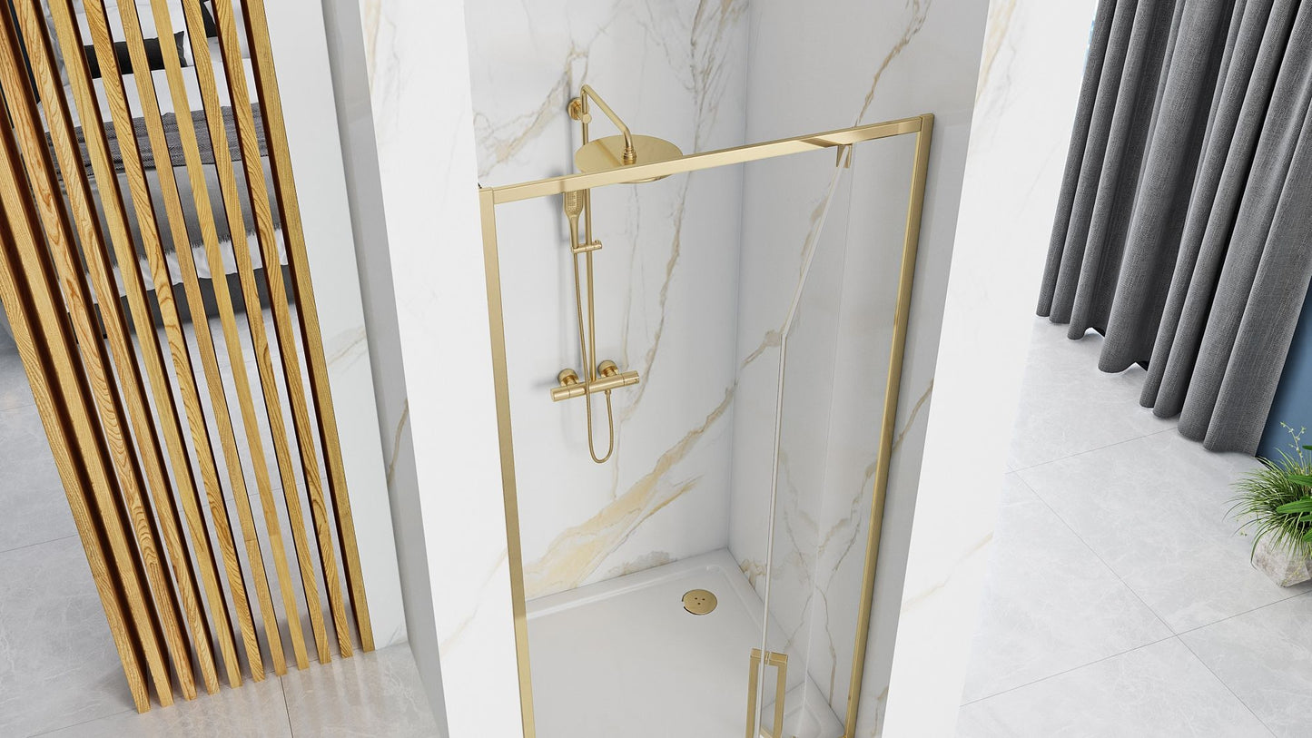 Paravan de dus REA Rapid Swing Gold 90 5