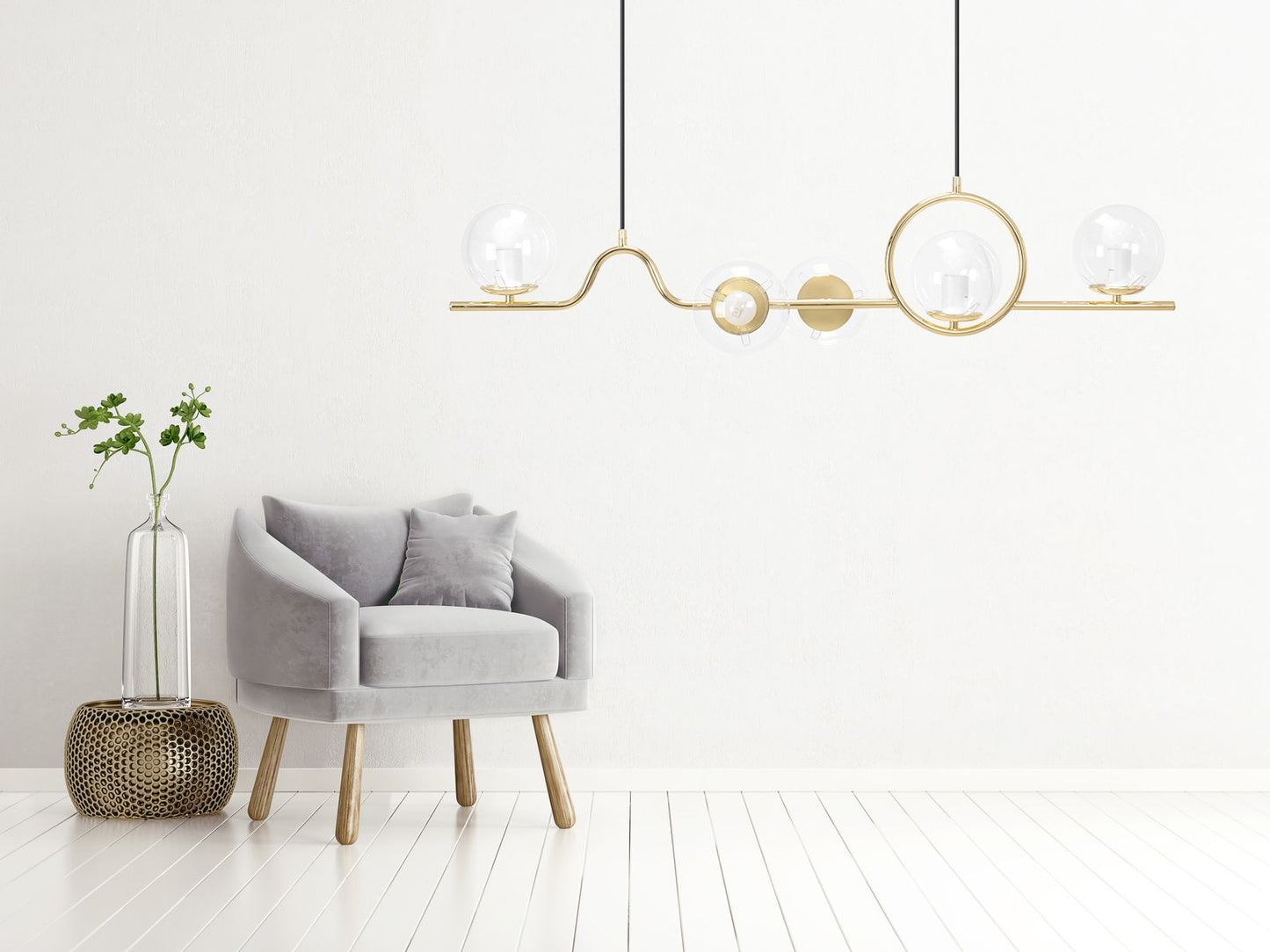 Lampă de tavan gold app1023-5cp 5