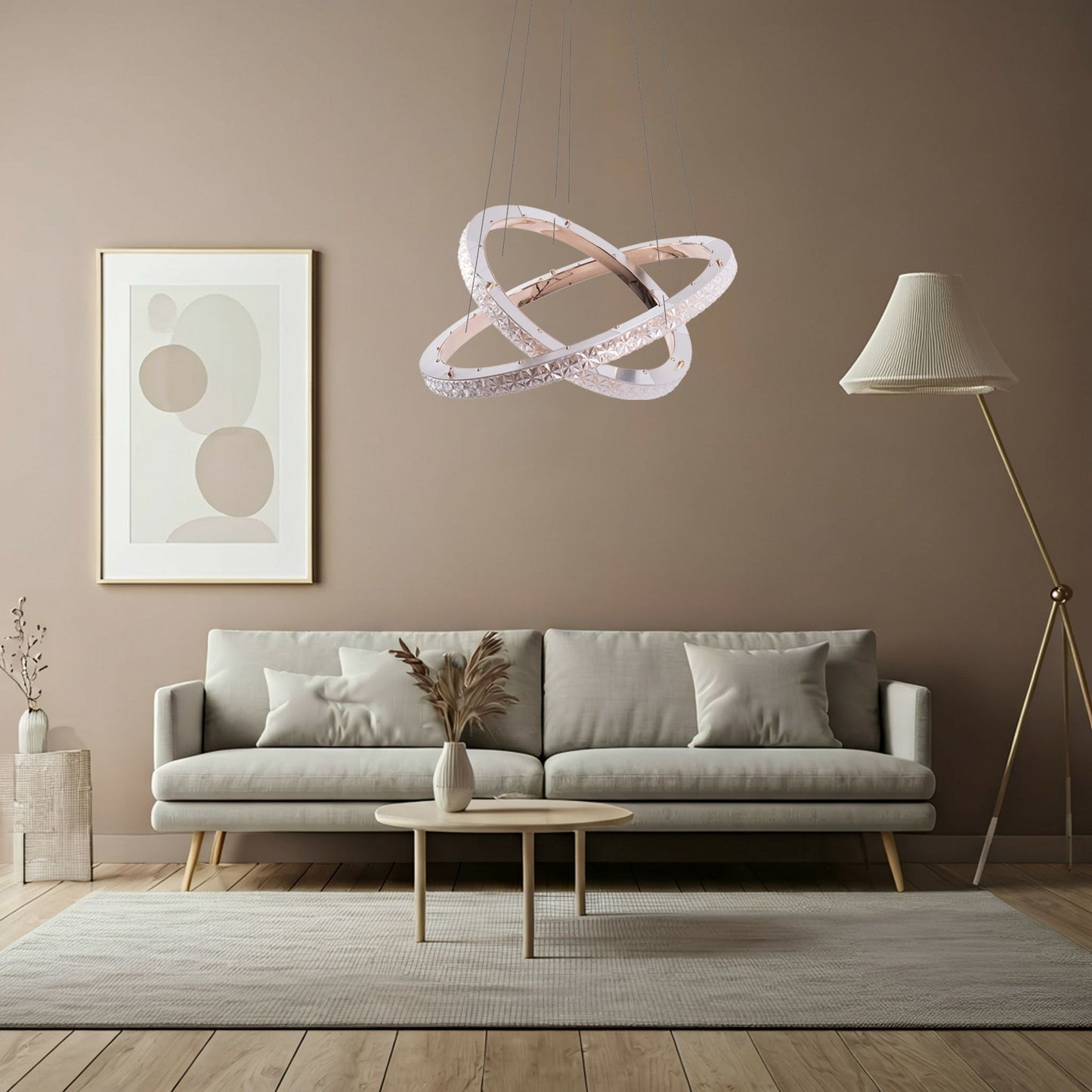 Lampa Led Ms011-cp Rose Gold 59cm 6