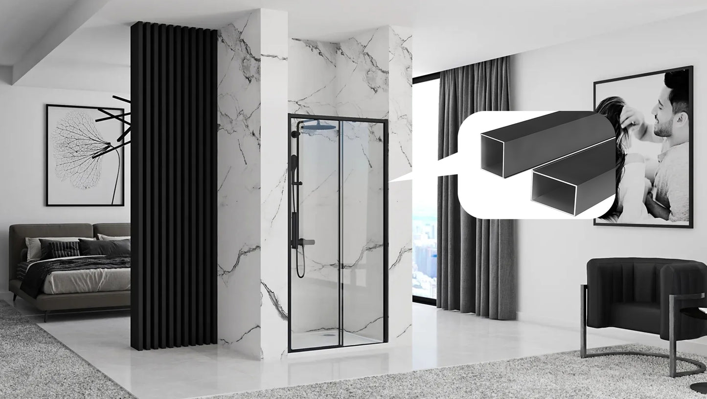 Profil De Extensie Pentru Cabine De Ușă Solar Fargo Rapid Black 6