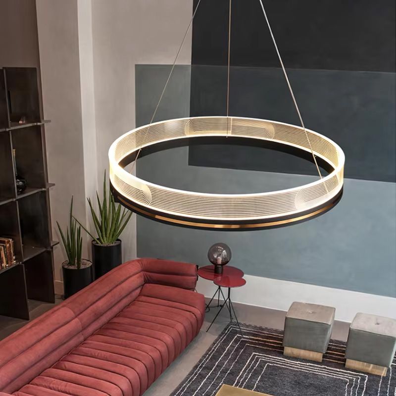 Lampă suspendată APP1192-CP Black Gold 2