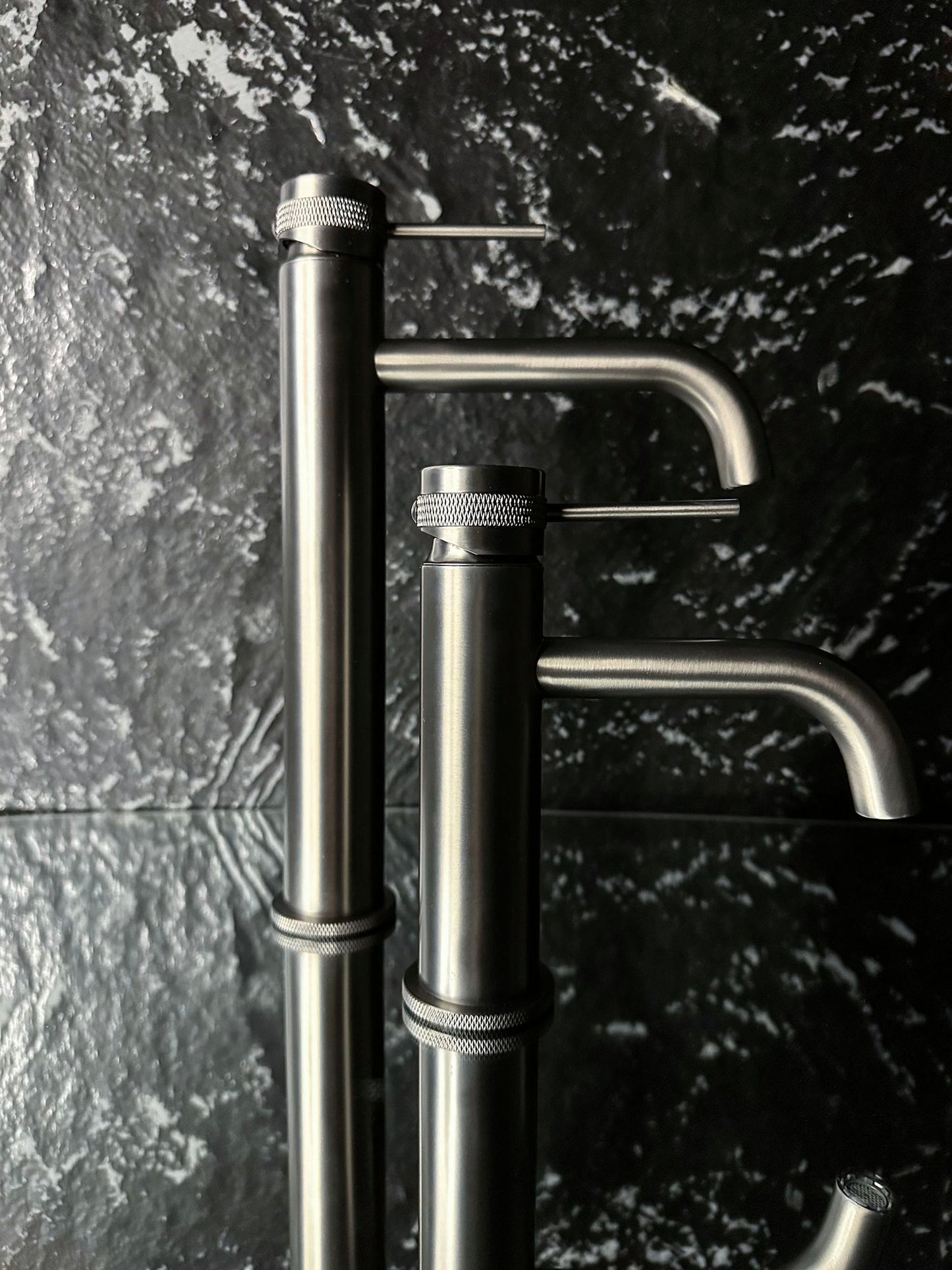 Baterie pentru baie Rea Lungo Grip Gun Grey high 3