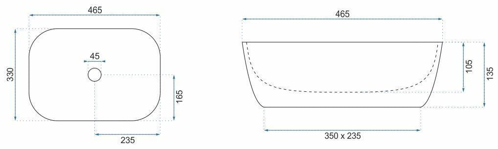 Lavoar pe blat Rea Belinda Warm 7