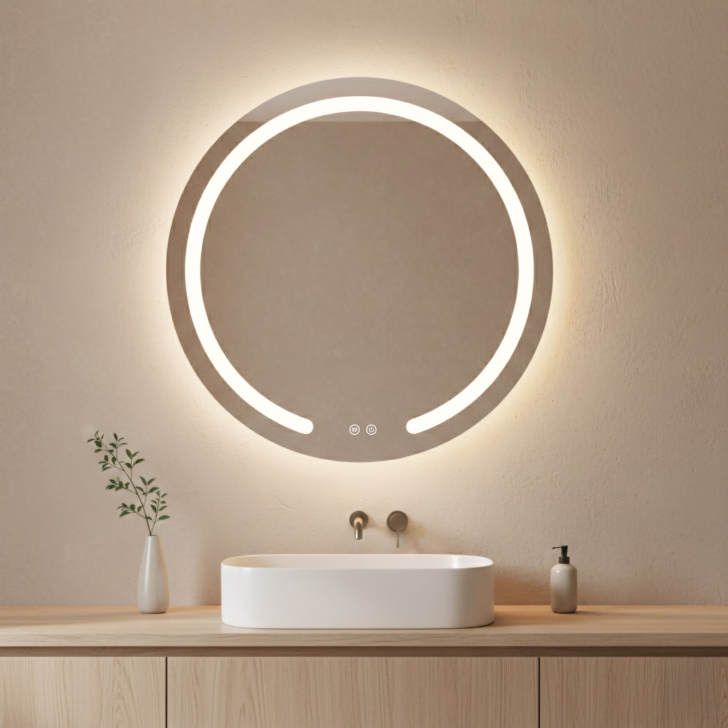 Oglindă LED 70cm Modern 10
