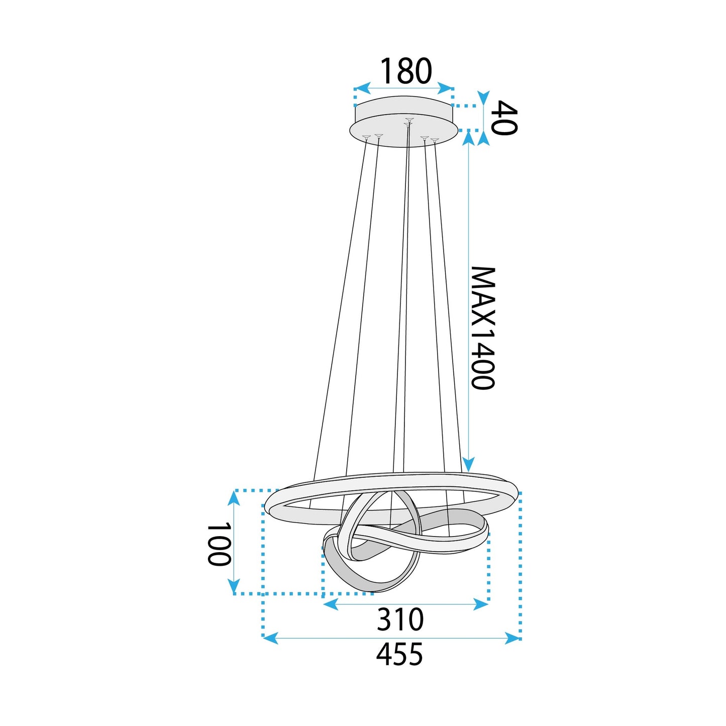 Lampa Led Lhj035-cp Gold 5