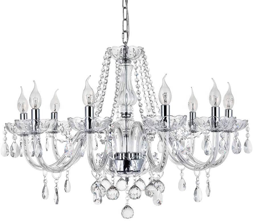 Candelabru cu lampă de cristal 300 750 1
