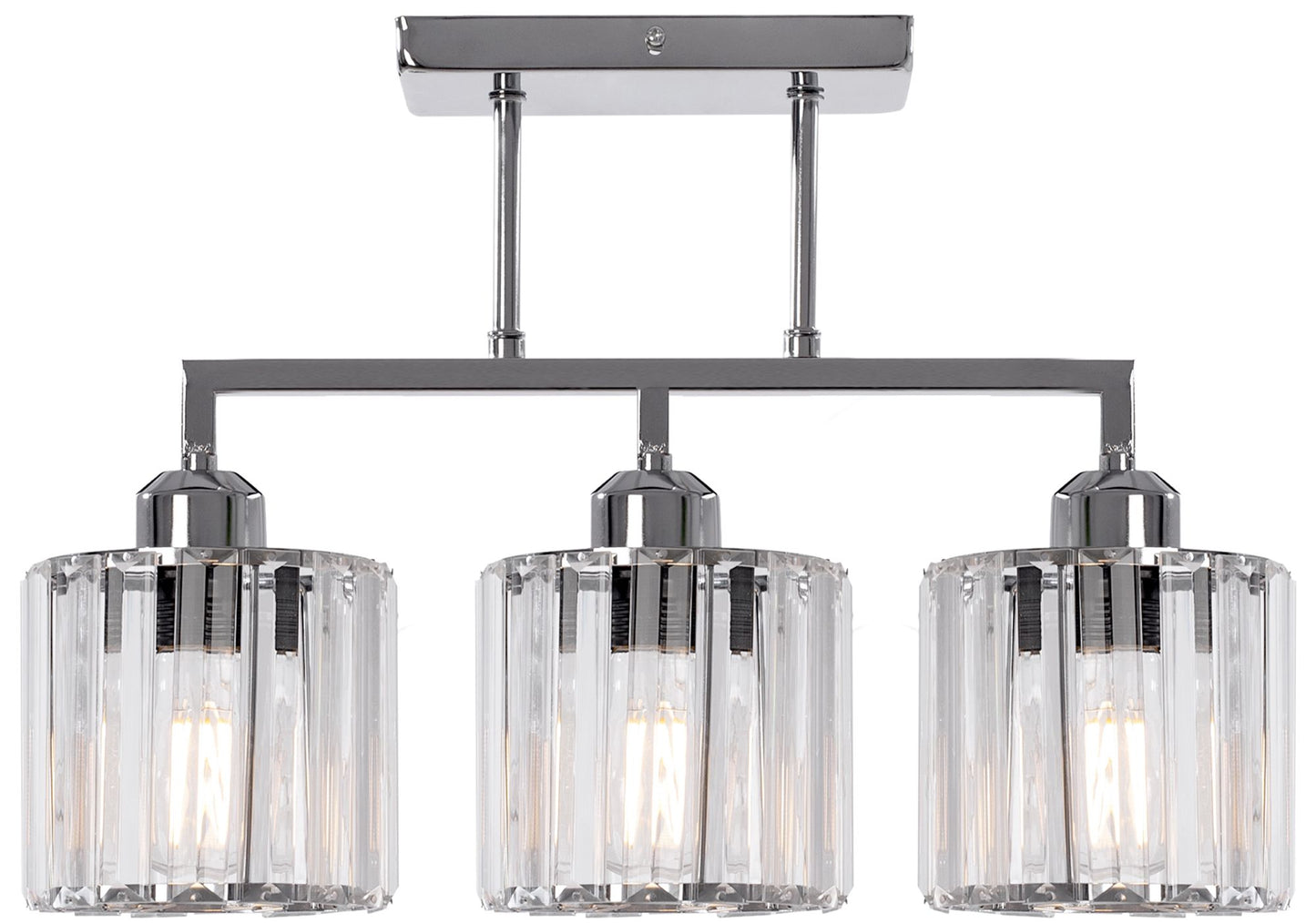 LAMPA SUSPENDABILA GLAMOUR Crom 3xE27 392228 1