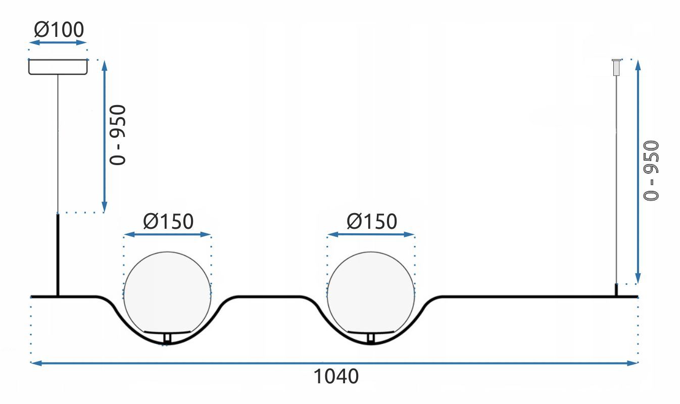 Lampă de tavan APP981-2CP 6