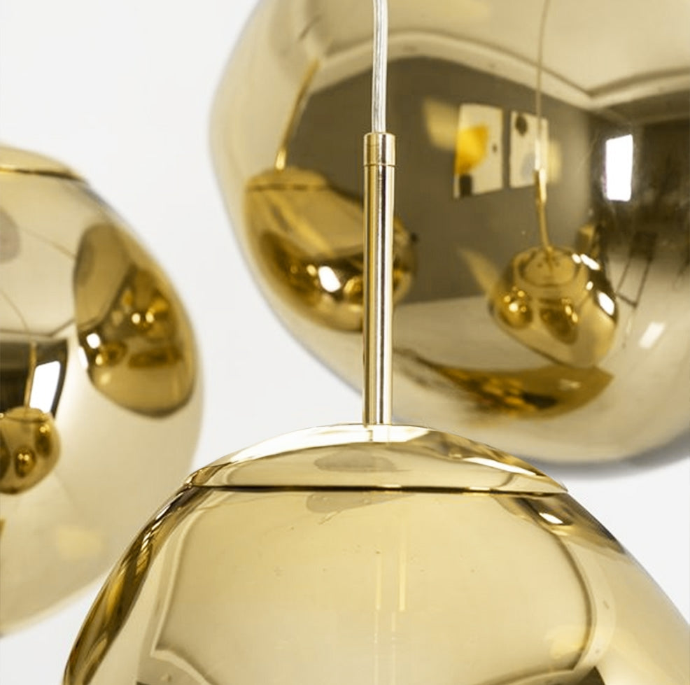 Lampa DE TAVAN SUSPENDABILA din sticla Gold APP331-1CP 4