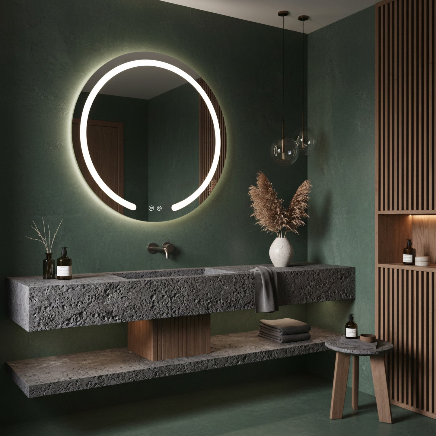 Oglindă LED 90cm Modern 10