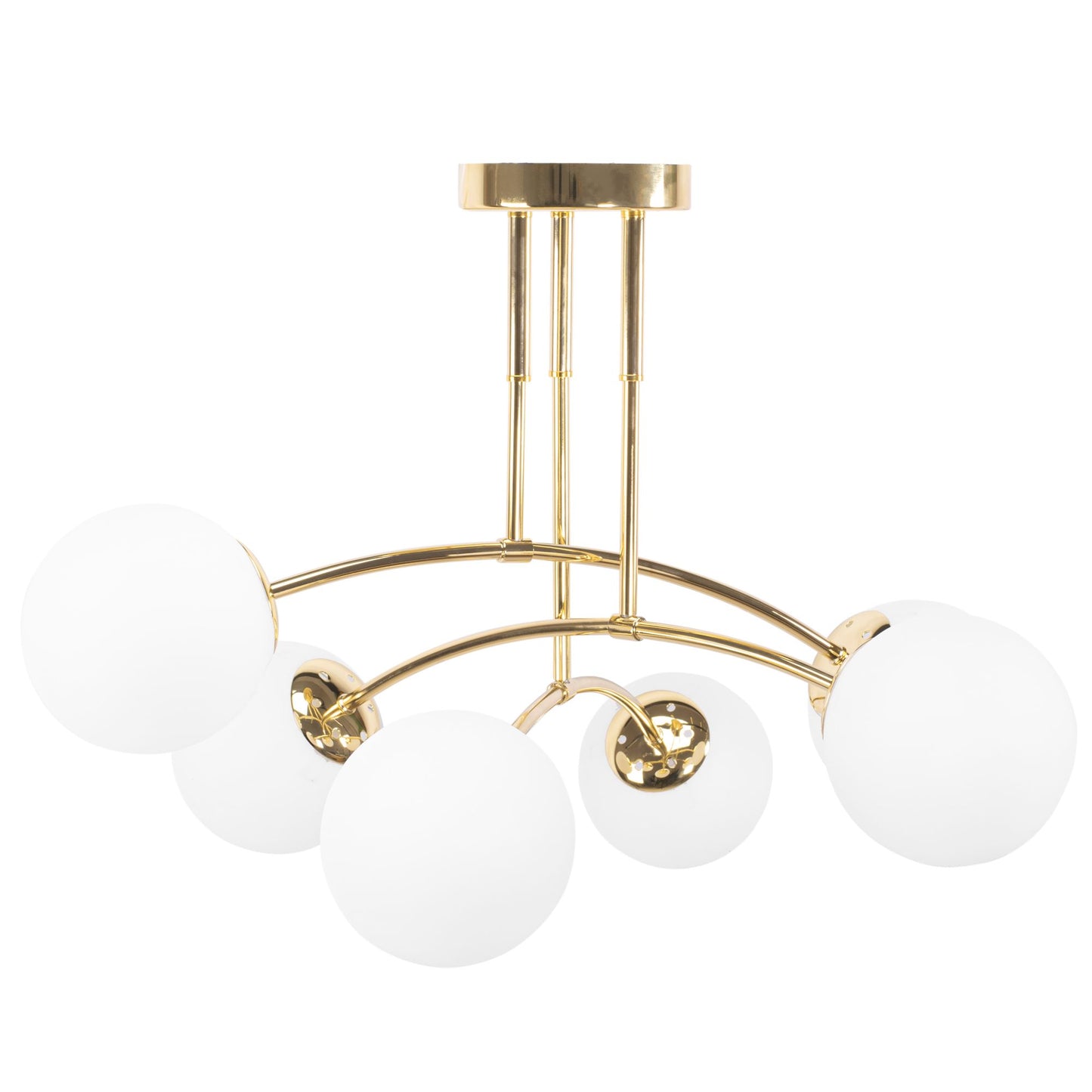 LAMPA WISZĄCA SUFITOWA ZŁOTA APP1577-5C 1