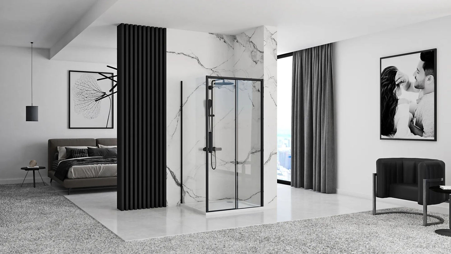 Cabina dus de colt Rapid Slide Usa: 110 Perete: 80 3