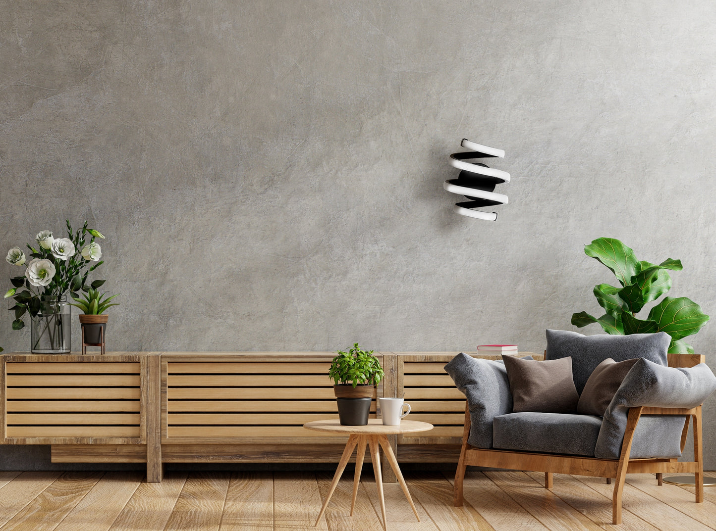 Lampă Led App1046-w Black Mat  5