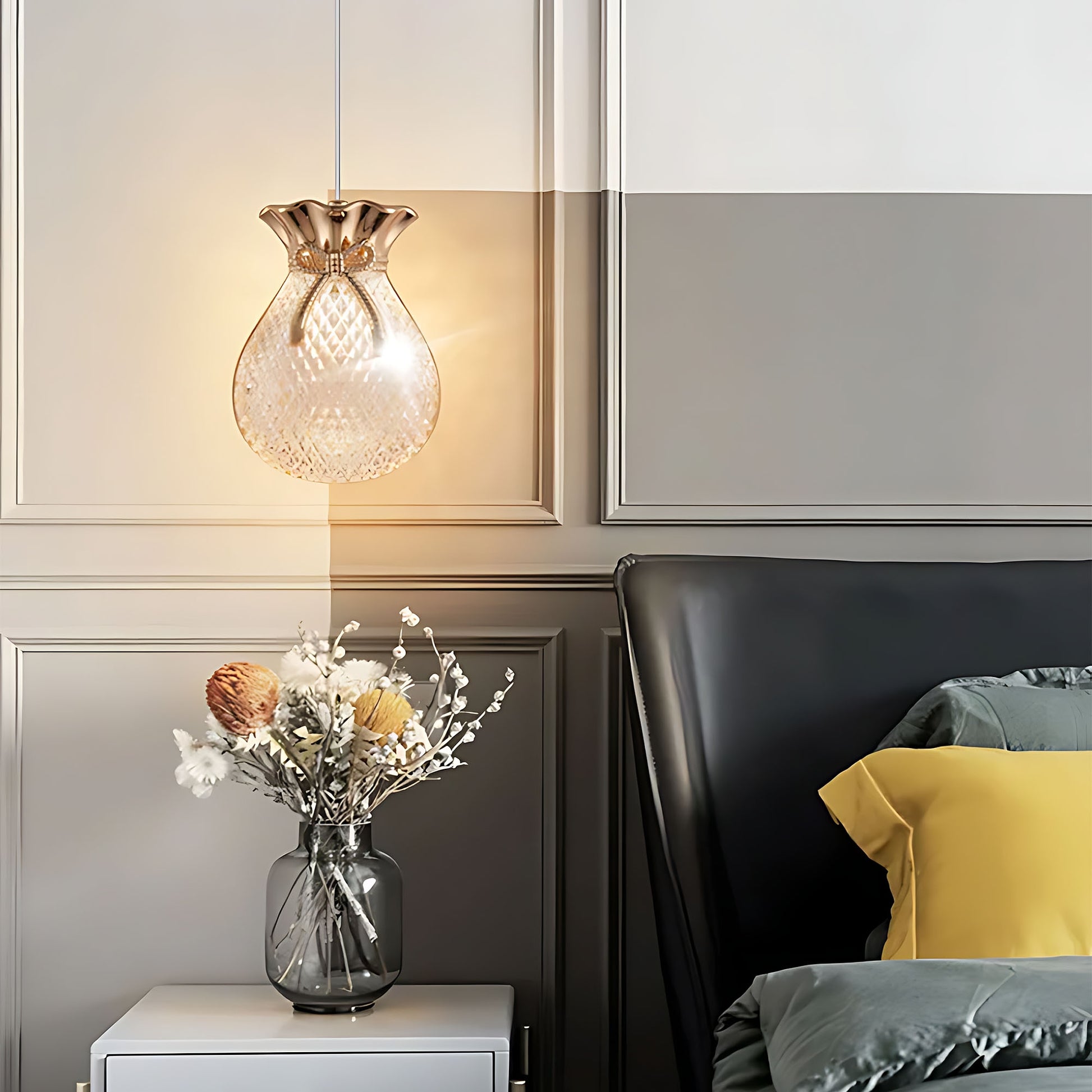 Lampă Suspendată De Tavan Lhj107-1cp Light Rose Gold  12