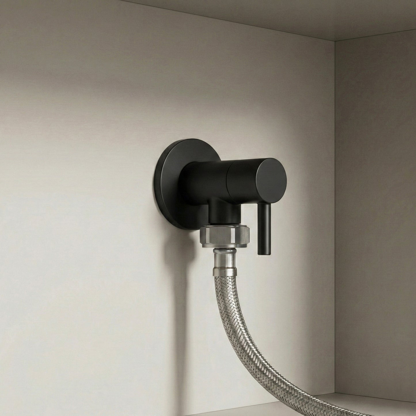 Robinet colțar 1/2" x 3/4" Black  5