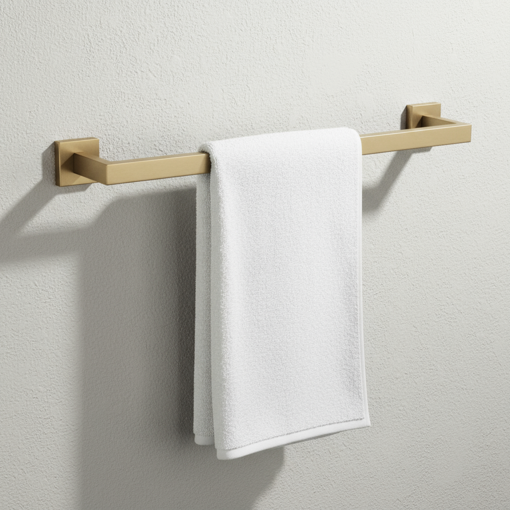 Set Accesorii Pentru Baie Rio Brush Gold 4 Piese  4