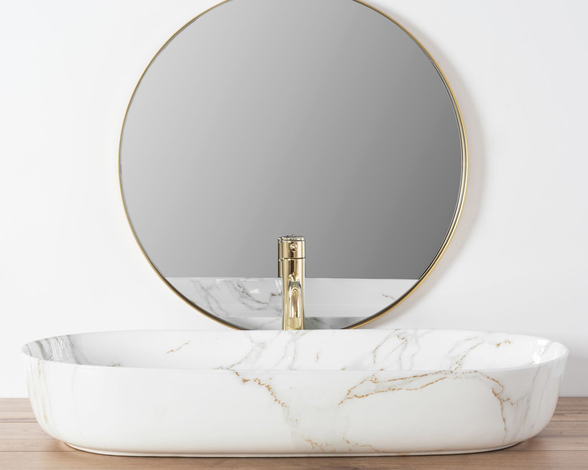 Lavoarul REA CLEO 81 Shiny Aiax din ceramică  4