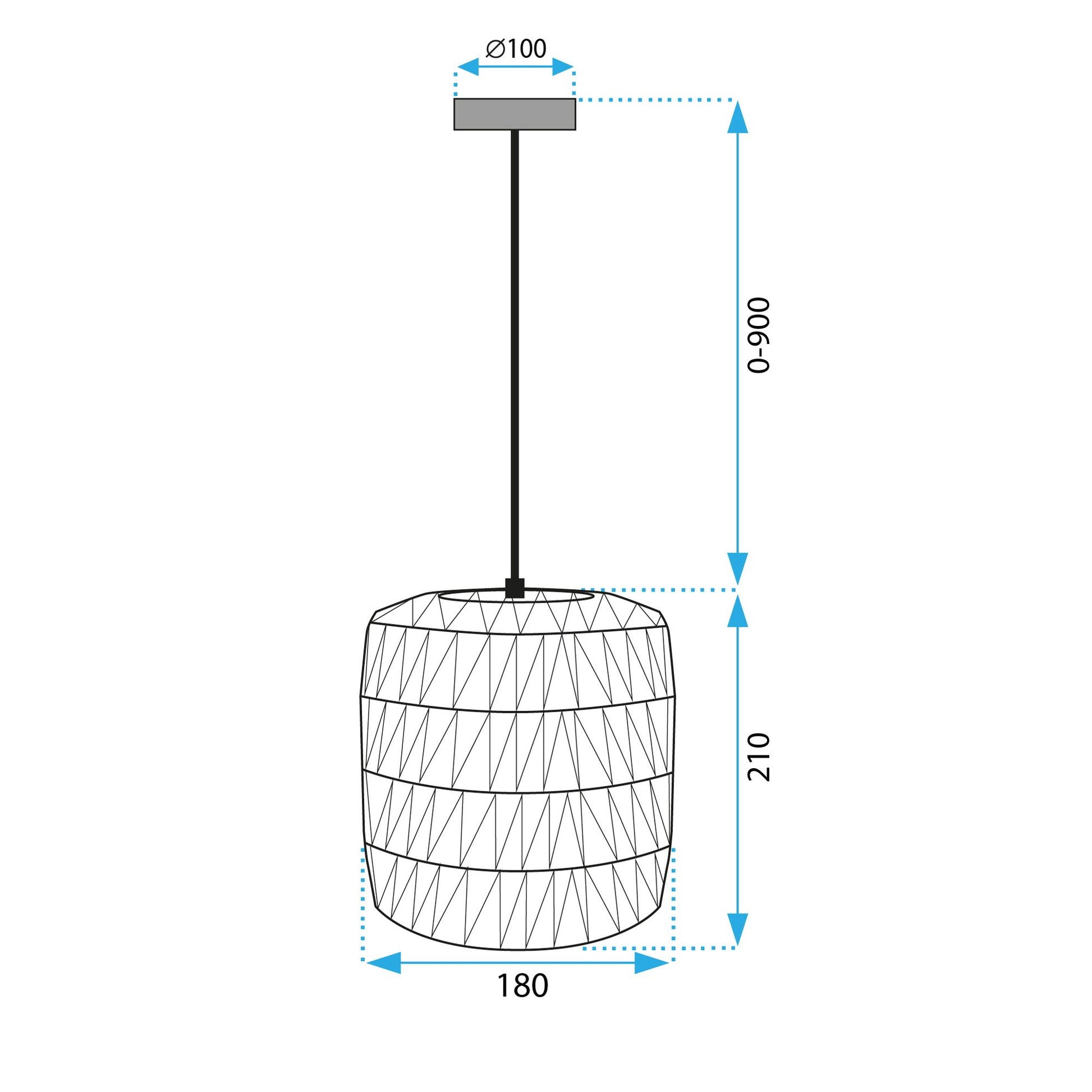 Lampă suspendată APP1252-1CP  8