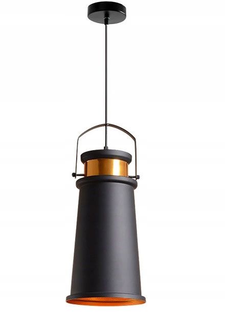 Lampa DE TAVAN ASTI A negru / Auriu  2
