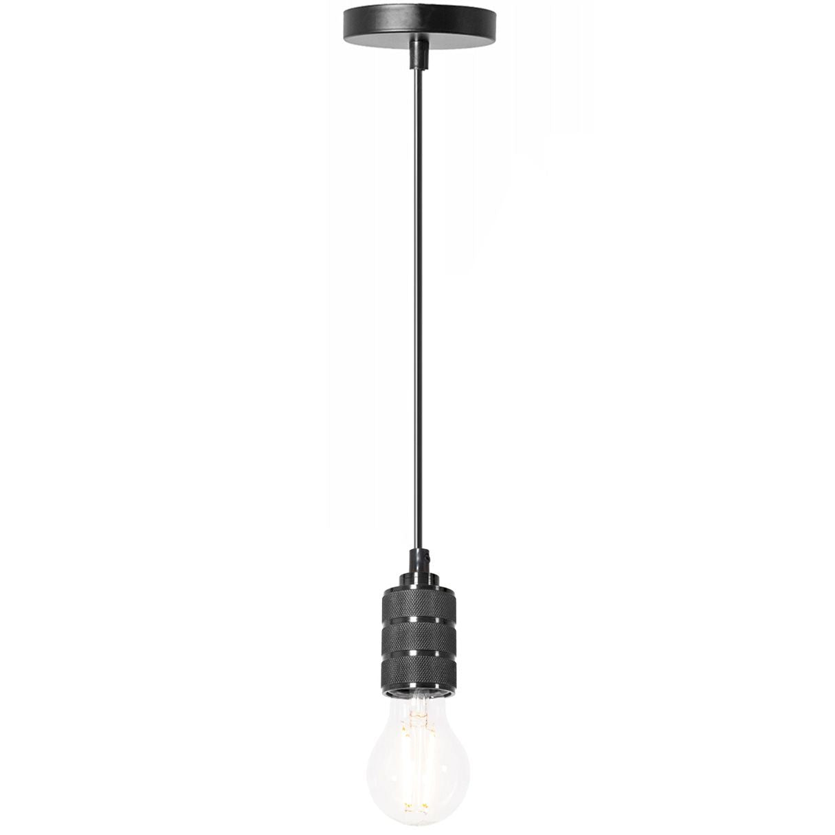 Lampă suspendată de tavan Negru APP342-1CP  4