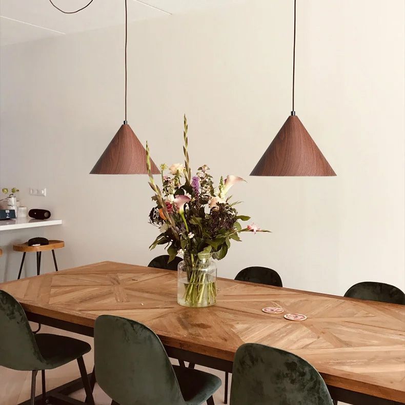 Lampă de tavan APP1443-1CP DARK WOOD  2
